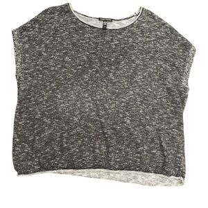 Eileen Fisher Women’s Cap Sleeve Pullover Sweater Dark Gray Size Large